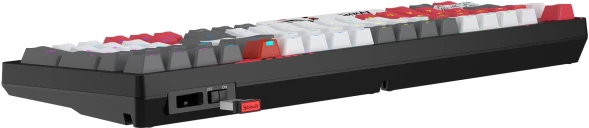 Клавиатура A4Tech Bloody WS98 Naraka механическая серый/красный USB беспроводная BT/Radio Multimedia for gamer LED (WS98)