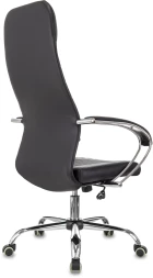Кресло руководителя Бюрократ CH-610SL черный эко.кожа крестов. металл хром
