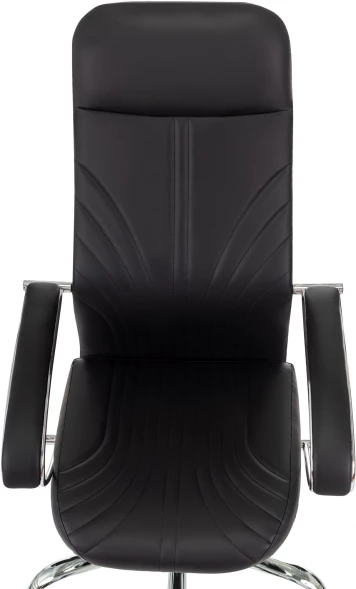 Кресло руководителя Бюрократ CH-610SL черный эко.кожа крестов. металл хром