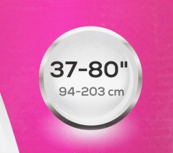 Кронштейн для телевизора Ultramounts UM911 черный 37&amp;quot;-80&amp;quot; макс.50кг настенный поворотно-выдвижной и наклонный