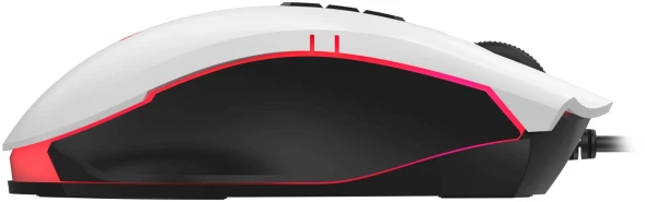 Мышь A4Tech Bloody ES7 белый оптическая 6000dpi USB 8but (RS7 PANDA WHITE)