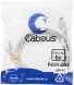Патч-корд Cabeus PC-UTP-RJ45-CAT.5E-1.5M-LSZH U/FTP RJ-45 вил.-вилка RJ-45 кат.5E 1.5м серый LSZH
