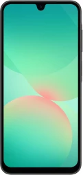 Смартфон Samsung SM-A266B Galaxy A26 5G 128Gb 6Gb черный моноблок 3G 4G 2Sim 6.7&amp;quot; 1080x2340 Android 15 50Mpix 802.11 a/b/g/n/ac NFC GPS GSM900/1800 GSM1900 Protect microSD max2048Gb