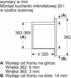 Микроволновая печь Bosch BFL623MB4 20л. 800Вт черный (встраиваемая)