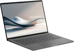Ноутбук Asus Zenbook 14 UX3407RA-QD038W Snapdragon X Elite X1E-78-100 32Gb SSD1Tb Qualcomm Adreno 14&amp;quot; OLED WUXGA (1920x1200) Windows 11 Home grey WiFi BT Cam Bag (90NB16G2-M00360)