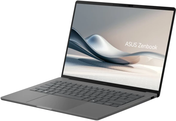 Ноутбук Asus Zenbook 14 UX3407RA-QD038W Snapdragon X Elite X1E-78-100 32Gb SSD1Tb Qualcomm Adreno 14&amp;quot; OLED WUXGA (1920x1200) Windows 11 Home grey WiFi BT Cam Bag (90NB16G2-M00360)