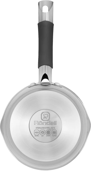 Ковш Rondell Flamme RDS-026 1.3л. d=16см (с крышкой) стальной