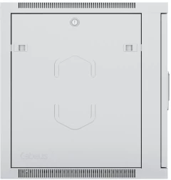 Шкаф коммутационный Cabeus (SH-05F-9U60/45) настенный 9U 600x450мм пер.дв.стекл 60кг серый 390мм 20кг 501мм IP20 сталь