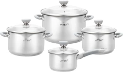 Набор посуды Vitek Вкус жизни VT-SS1218 8 предметов