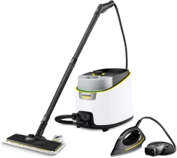 Пароочиститель напольный Karcher SC 4 Deluxe Iron EasyFix 2200Вт белый
