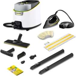 Пароочиститель напольный Karcher SC 4 Deluxe Iron EasyFix 2200Вт белый