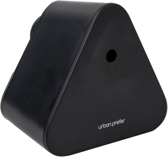 Точилка для карандашей механическая Kw-Trio 031GA-BLK 1 отверстие пластик черный