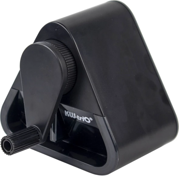 Точилка для карандашей механическая Kw-Trio 031GA-BLK 1 отверстие пластик черный