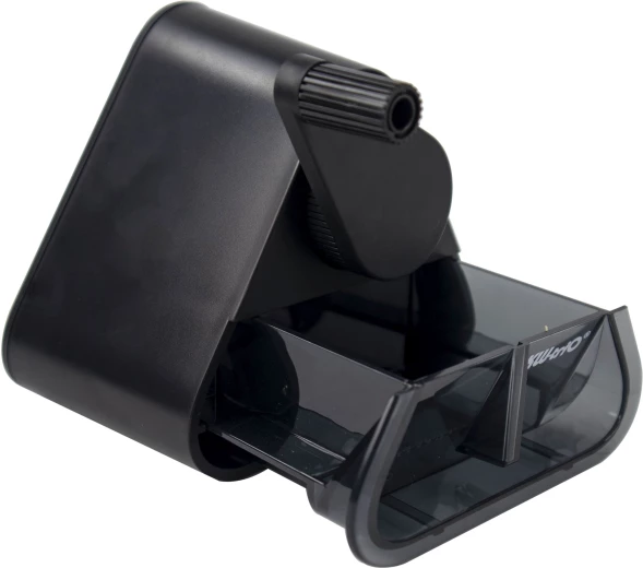 Точилка для карандашей механическая Kw-Trio 031GA-BLK 1 отверстие пластик черный
