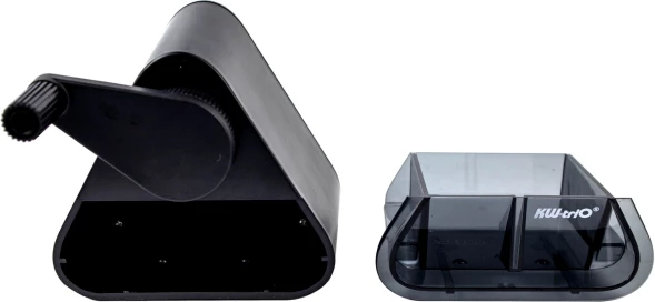 Точилка для карандашей механическая Kw-Trio 031GA-BLK 1 отверстие пластик черный