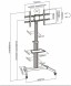 Подставка для телевизора Ultramounts UM307W белый 37&amp;quot;-86&amp;quot; макс.50кг напольный мобильный