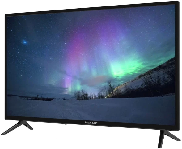 Телевизор LED PolarLine 32&amp;quot; 32PL55TC-SM черный/серебристый HD 60Hz DVB-T DVB-T2 DVB-C USB WiFi Smart TV (RUS)