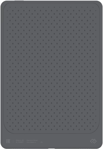 Электронная книга Digma A8 7.8&amp;quot; E-ink HD Carta 1873x1404 Touch Screen 1.8Ghz 3072/32Gb/SD/microSDHC/подсветка дисплея темно-серый