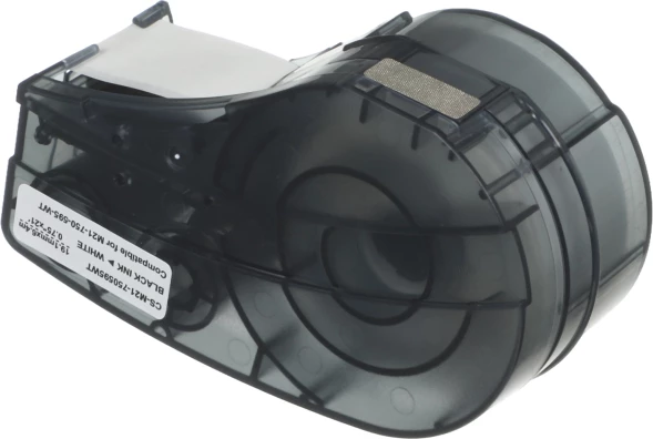 Картридж ленточный Cactus CS-M21-750595WT черный на белом 19.1x6.4 для Brady BMP21-PLUS/BMP21-LAB