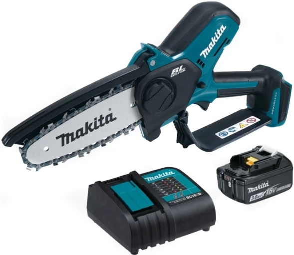 Цепная пила Makita DUC150SF аккум. 320Вт дл.шины:6&amp;quot; (15cm) 1аккум. 3Ач ЗУ