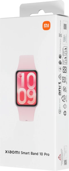 Фитнес-трекер Xiaomi Smart Band 10 Pro AMOLED корп.:розовый рем.:розовый (BHR08WGGL)