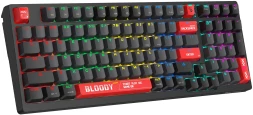 Клавиатура A4Tech Bloody WS98 механическая черный USB беспроводная BT/Radio Multimedia for gamer LED (WS98)