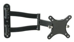 Кронштейн для телевизора Kromax TECHNO-1 темно-серый 10&amp;quot;-26&amp;quot; макс.15кг настенный поворот и наклон