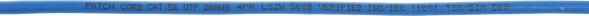 Патч-корд NTSS NTSS-PC-UTP-RJ45-5e-20.0-LSZH-BU UTP RJ-45 вил.-вилка RJ-45 кат.5E 20м синий LSZH 26AWG