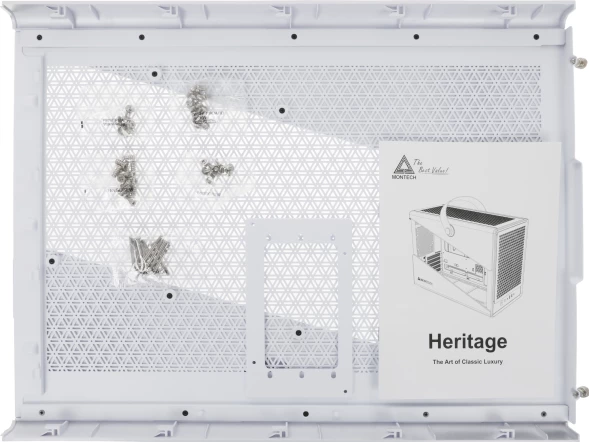 Корпус Montech Heritage (W) белый без БП mATX 9x120mm 2x140mm 2xUSB3.0 audio bott PSU