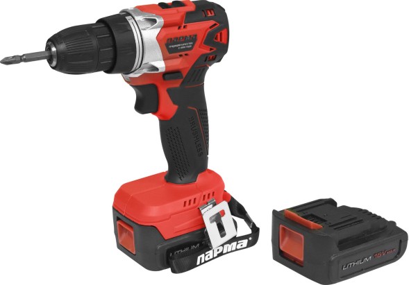 Дрель-шуруповерт Парма ДША-02А-2016/2Li аккум. патрон:быстрозажимной (кейс в комплекте) (02.021.00010)