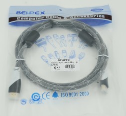 Кабель аудио-видео HDMI (m)/HDMI (m) 1.8м. феррит.кольца позолоч.конт.