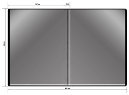 Папка с 20 прозр.вклад. Silwerhof Perlen 292921-75 A4 0.8мм карман зеленый металлик