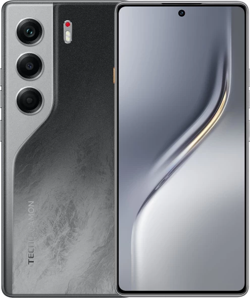 Смартфон Tecno Camon 40 256Gb 12Gb черный моноблок 3G 4G 2Sim 6.78&amp;quot; 1080x2436 Android 15 50Mpix 802.11 a/b/g/n/ac NFC GPS GSM900/1800 GSM1900 Protect FM microSD max1024Gb
