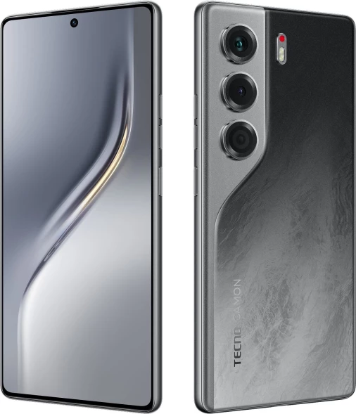 Смартфон Tecno Camon 40 256Gb 12Gb черный моноблок 3G 4G 2Sim 6.78&amp;quot; 1080x2436 Android 15 50Mpix 802.11 a/b/g/n/ac NFC GPS GSM900/1800 GSM1900 Protect FM microSD max1024Gb