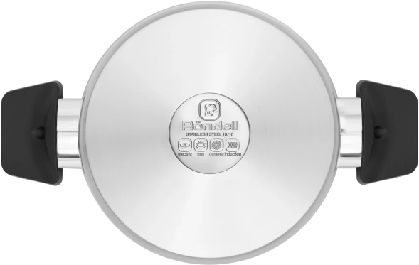 Кастрюля Rondell Strike RDS-715 4.8л. d=24см (с крышкой) стальной