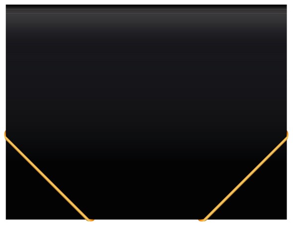 Портфель Бюрократ Black Opal BLPP13 13 отдел. A4 пластик 0.7мм черный/ассорти