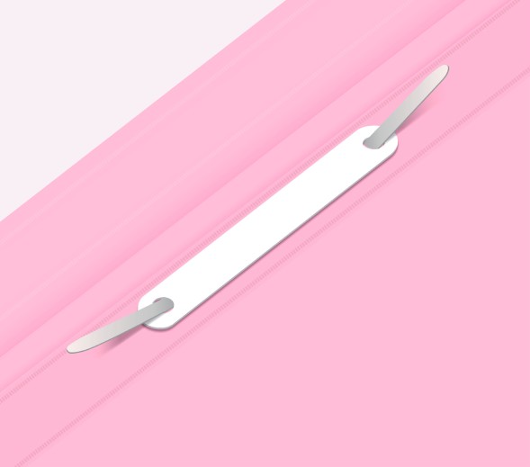 Папка-скоросшиватель Бюрократ Pastel -PSLPAST/PINK A4 прозрач.верх.лист пластик розовый 0.14/0.18