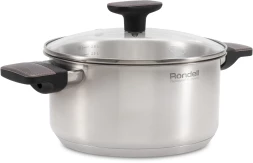 Кастрюля Rondell Chambray RDS-1955 2.8л. d=20см (с крышкой) стальной