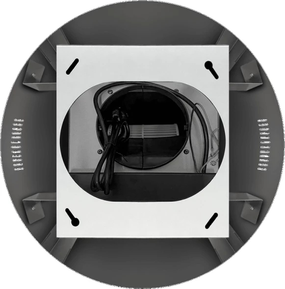 Вытяжка каминная Maunfeld Ford 39 Isla Sensor белый управление: сенсорное (1 мотор)