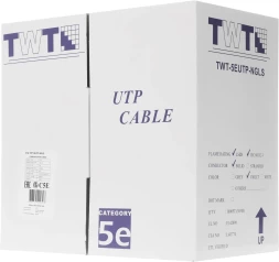 Кабель информационный Lanmaster TWT-5EUTP-NGLS кат.5E UTP 4 пары 24AWG PVC внутренний 305м фиолетовый