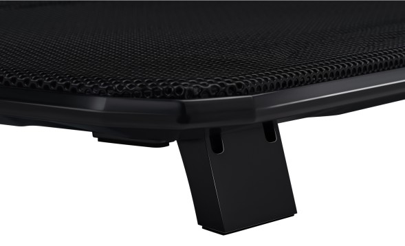 Подставка для ноутбука Buro BU-LCP156-B214 15.6&amp;quot;358x270x21мм 1xUSB 2x 140ммFAN 597г металлическая сетка/пластик черный