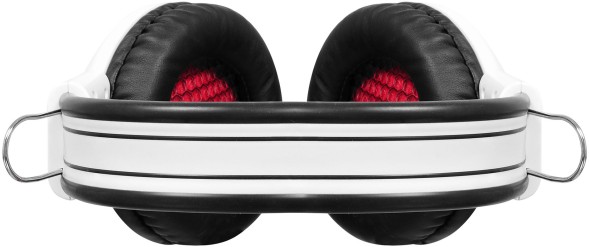 Наушники с микрофоном Оклик HS-G300 ARMAGEDDON белый/черный 2.2м мониторные оголовье (361558)