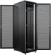 Шкаф серверный NTSS (NTSS-R42U6080PD/PD-BL) напольный 42U 600x800мм пер.дв.перфор. задн.дв.перфор. 900кг черный 710мм 96кг 1987мм IP20