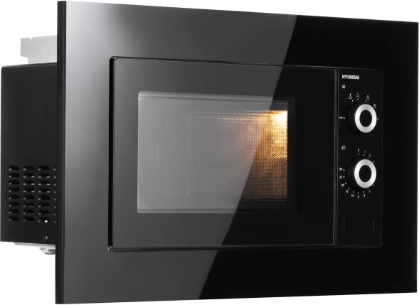 Микроволновая печь Hyundai HBW 2031 BG 20л. 700Вт черный (встраиваемая)