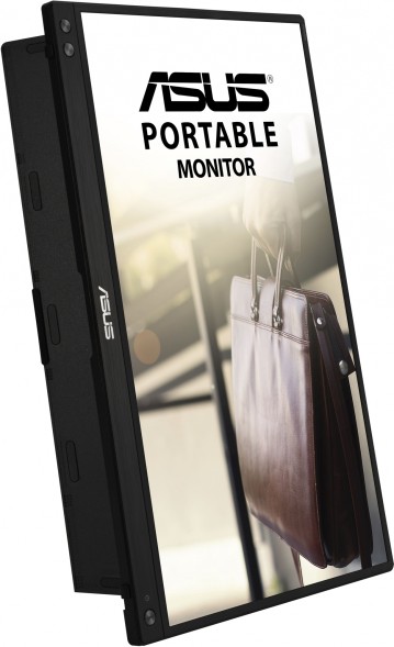 Монитор Asus 15.6&amp;quot; Portable MB16ACV темно-серый IPS LED 16:9 глянцевая 250cd 178гр/178гр 1920x1080 60Hz FHD USB 0.83кг