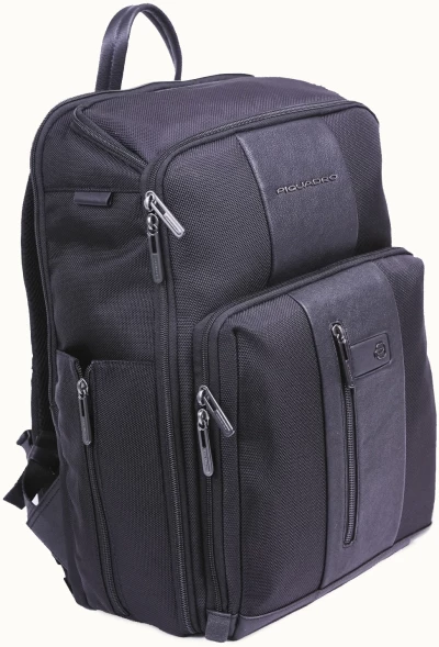 Рюкзак Piquadro Brief2 CA6648BR2/N черный нейлон/натур.кожа