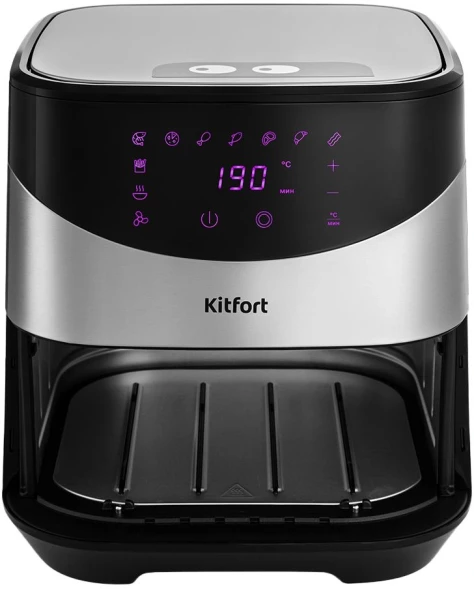 Аэрогриль Kitfort КТ-2231 5л 1700Вт серебристый