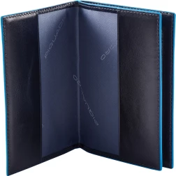 Обложка для документов Piquadro Blue Square PP5246B2R/BLU2 синий натур.кожа