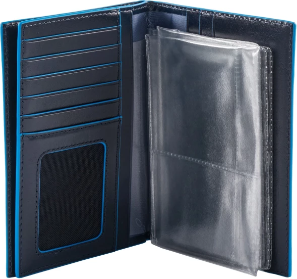 Обложка для документов Piquadro Blue Square PP5246B2R/BLU2 синий натур.кожа