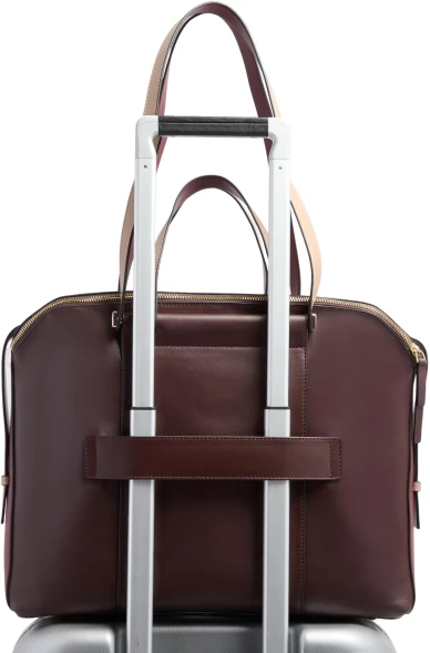 Деловая сумка женская Piquadro Circle BD4574W92/BORO с отделением для ноутбука 14&amp;quot; сливовая натур.кожа
